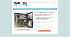 Desktop Screenshot of marthastewartclosets.com